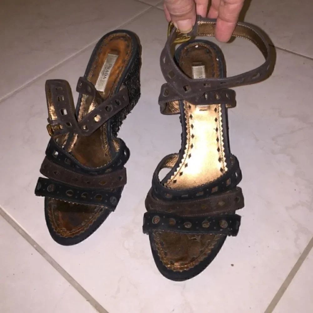 Prada wedges
